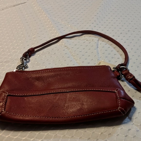 Coach Red Wristlet - Picture 2 of 3